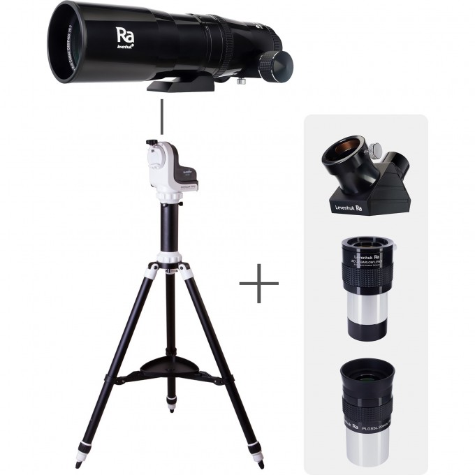 Двухлинзовый рефрактор-апохромат LEVENHUK RA R66 ED DOUBLET BLACK KIT 82013 Двухлинзовый рефрактор-апохромат LEVENHUK RA R66 ED DOUBLET BLACK KIT 82013