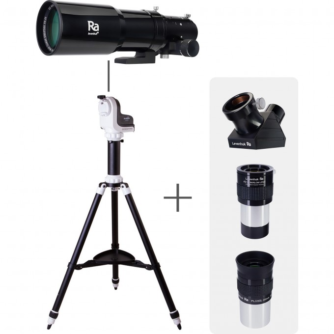 Двухлинзовый рефрактор-апохромат LEVENHUK RA R80 ED DOUBLET KIT 82017 Двухлинзовый рефрактор-апохромат LEVENHUK RA R80 ED DOUBLET KIT 82017