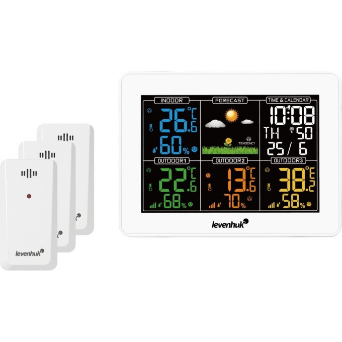 Метеостанция LEVENHUK WEZZER PLUS LP60 78896 Метеостанция LEVENHUK WEZZER PLUS LP60 78896