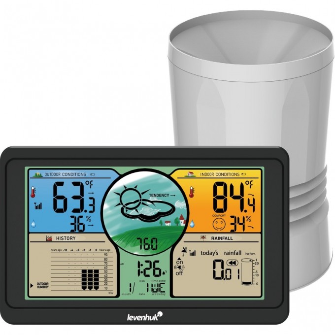 Метеостанция LEVENHUK WEZZER PLUS LP70 78897 Метеостанция LEVENHUK WEZZER PLUS LP70 78897