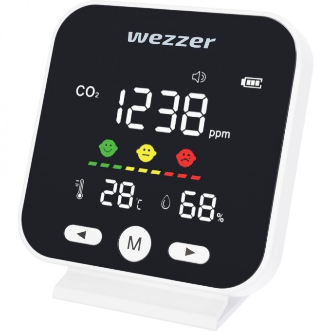 Монитор качества воздуха LEVENHUK WEZZER AIR MC40 81405 Монитор качества воздуха LEVENHUK WEZZER AIR MC40 81405